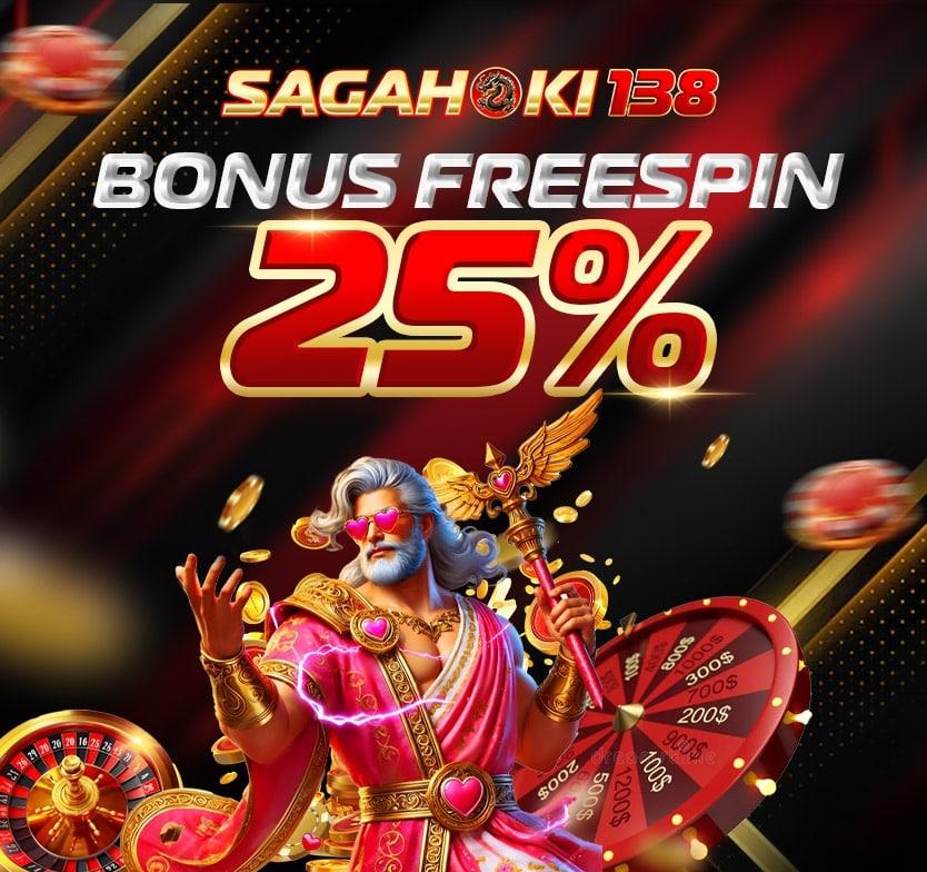 EXTRA BONUS FREESPIN 25%